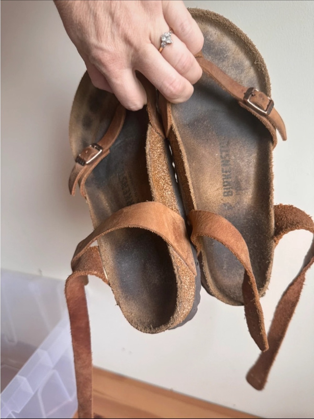 Birkenstock Women's Brown Suede Strappy Sandals